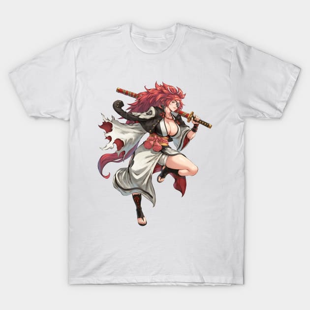 Baiken Guilty Gear T-Shirt by abdul rahim